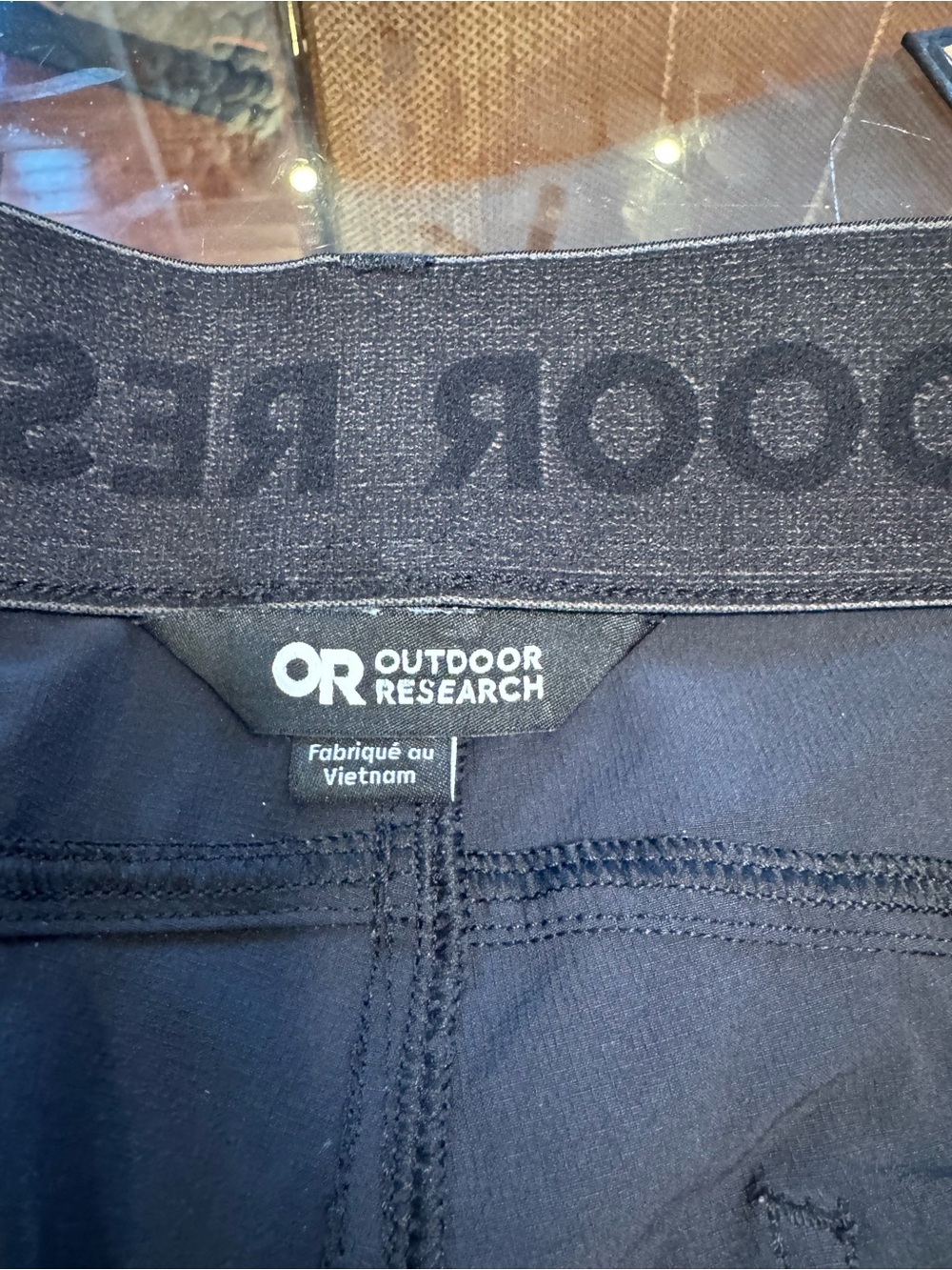 Outdoor Research Black Men's Technical Jogger Pants with Reinforced Knees - Picture 3 of 5